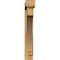 Ekena Millwork Imperial Block Rough Sawn Bracket w/ Offset Brace, Western Red Cedar, 6"W x 36"D x 40"H BKT0604X36X40IMP05RWR - alternate 2
